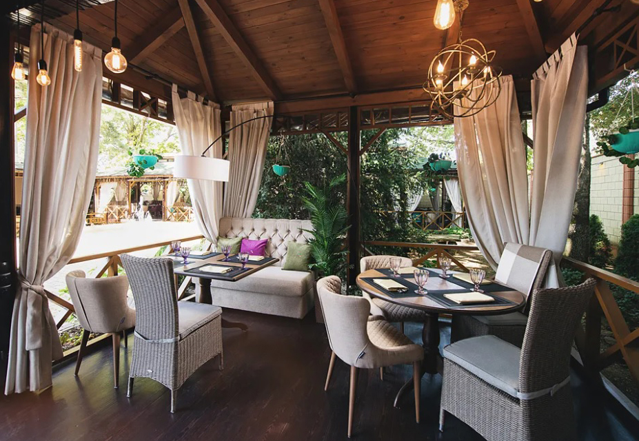 Уличный текстиль для веранд ресторанов и кафе Уличный текстиль для веранд ресторанов и кафе